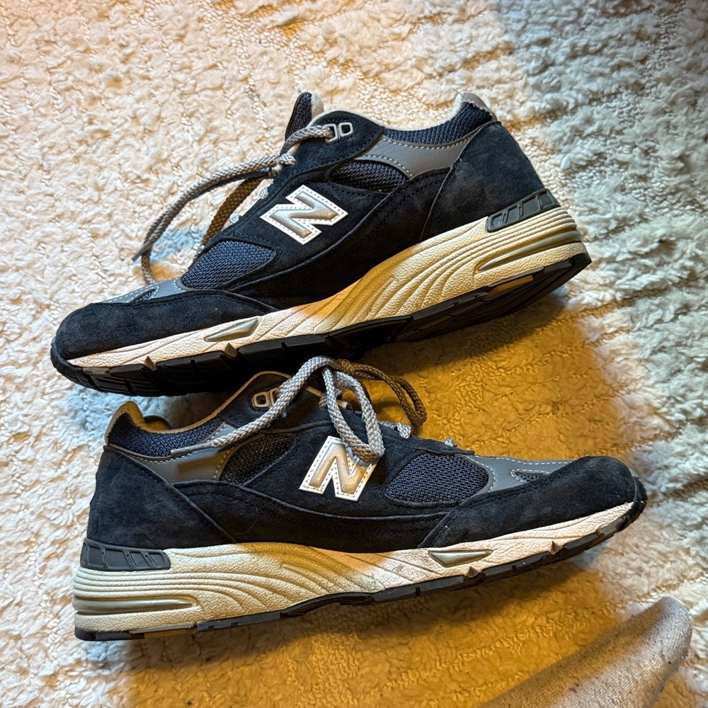 Men’s New Balance W991NV - made in UK navy UK7 - Picture 6 of 6